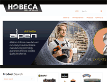 Tablet Screenshot of hobeca.co.nz
